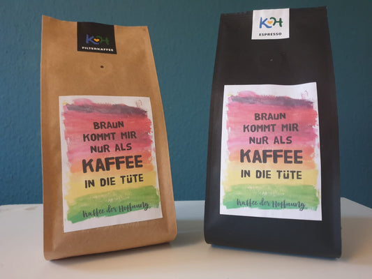 Bunter Kaffee